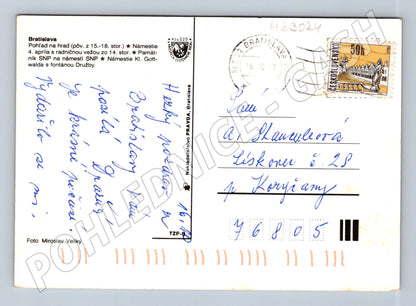 Pohlednice Slovensko Bratislava zima 1979 (M23024)