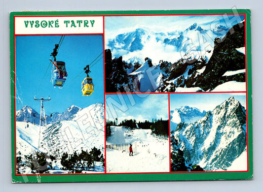 Pohlednice Slovensko Vysoké Tatry lanovka zima (M23027)