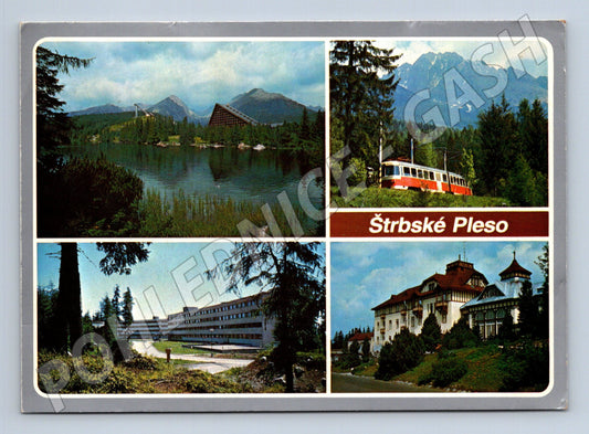 Pohlednice Slovensko Štrbské Pleso pohledy 1984 (M23029)
