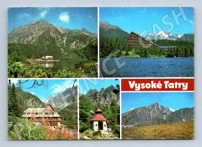 Pohlednice Slovensko Vysoké Tatry více pohledů (M23037)