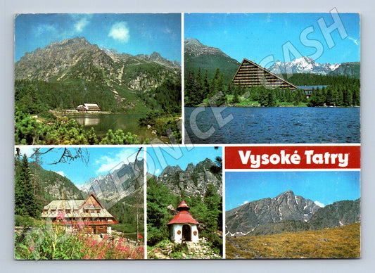 Pohlednice Slovensko Vysoké Tatry více pohledů (M23037)