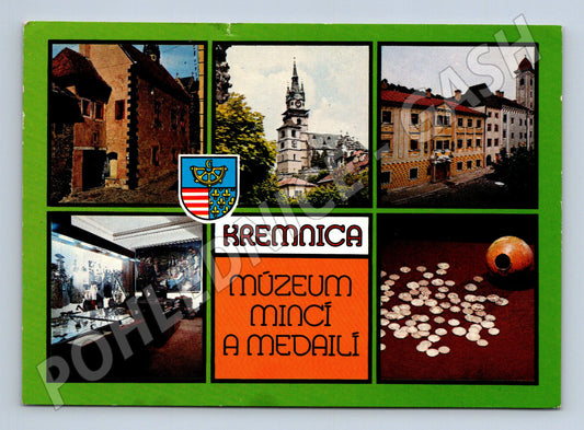 Pohlednice Slovensko Kremnica Muzeum mincí a medailí 1981 (M23043)