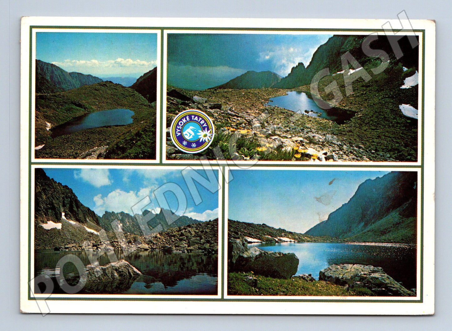 Pohlednice Slovensko Vysoké Tatry jezera 1962 (M23049)