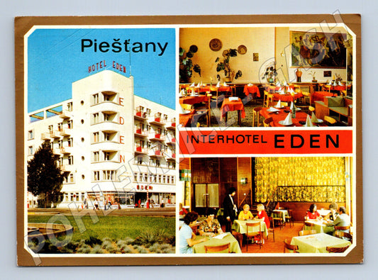 Pohlednice Slovensko Piešťany Hotel Eden 1980 (M23054)