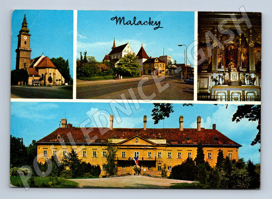 Pohlednice Slovensko Malacky více pohledů 197x (M23057)