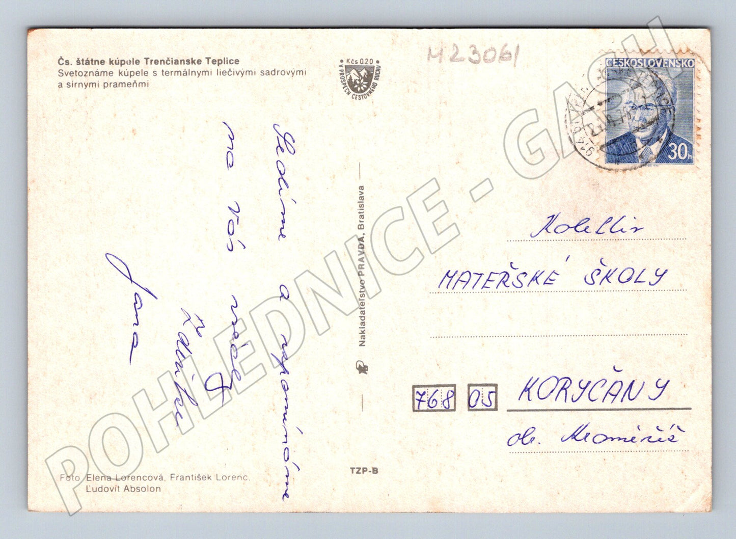 Pohlednice Slovensko Trenčianske Teplice multi-pohled (M23061)