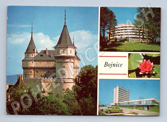 Pohlednice Slovensko Bojnice zámek a hotely (M23062)