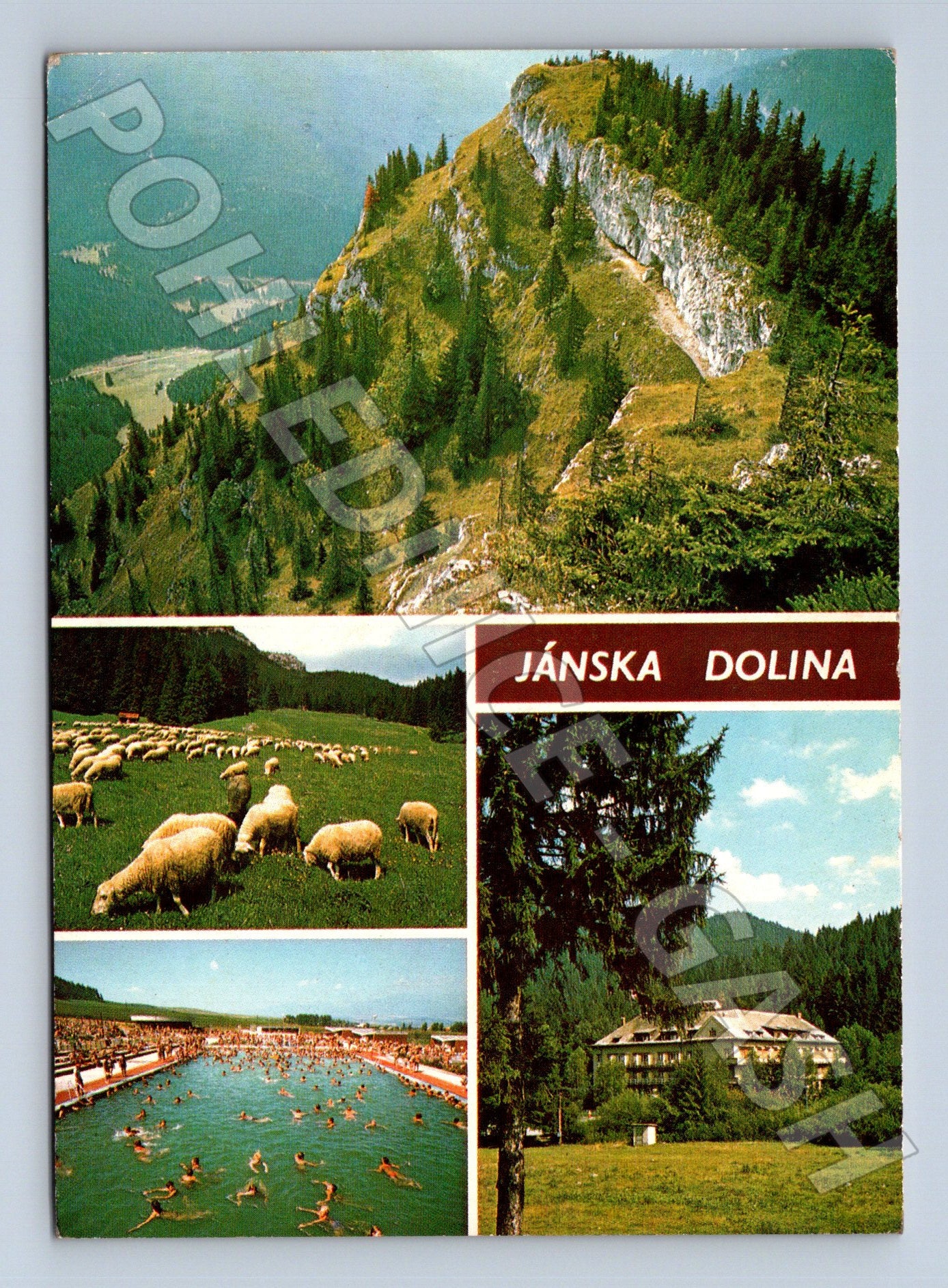 Pohlednice Slovensko Jánska dolina Nízke Tatry (M23067)
