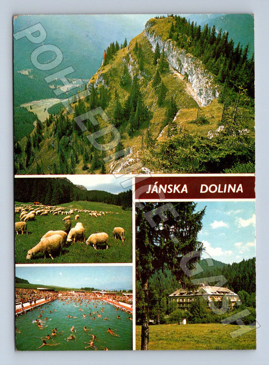 Pohlednice Slovensko Jánska dolina Nízke Tatry (M23067)