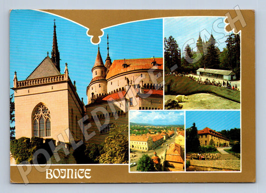 Pohlednice Slovensko Bojnice zámek a město (M23077)