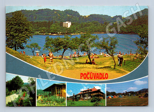 Pohlednice Slovensko Počúvadlo jezero koupání (M23082)