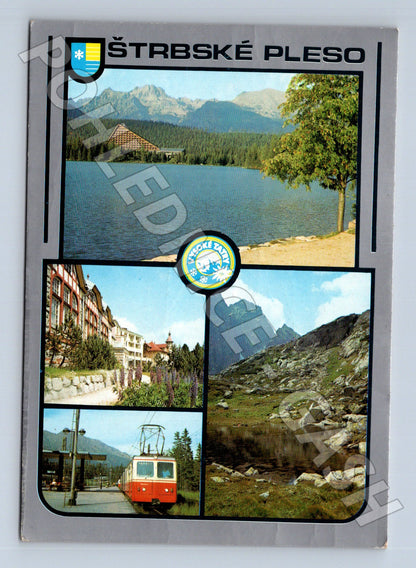 Pohlednice Slovensko Štrbské Pleso koláž 1980 (M23085)
