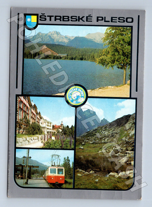 Pohlednice Slovensko Štrbské Pleso koláž 1980 (M23085)