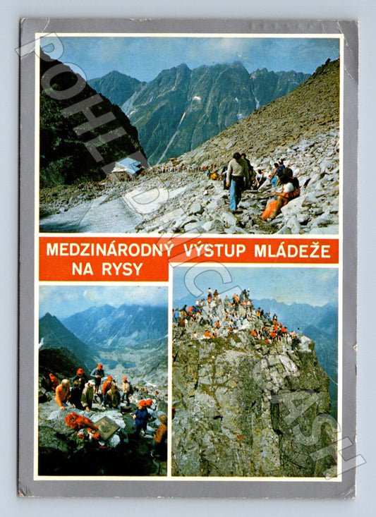 Pohlednice Slovensko Vysoké Tatry Rysy 1969 (M23089)