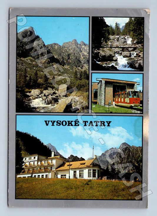 Pohlednice Slovensko Vysoké Tatry více záběrů 1980 (M23090)