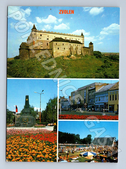 Pohlednice Slovensko Zvolen multi-view 1989 (M23093)