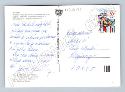 Pohlednice Slovensko Zvolen multi-view 1989 (M23093)