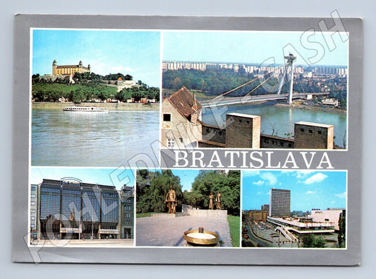 Slovensko Bratislava panorama a moderní architektura (M23098)