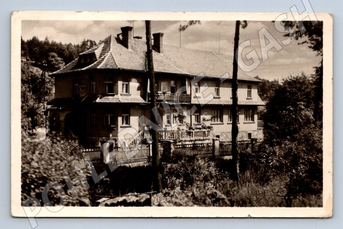 Pohlednice Perštejn okres Kadaň vila PP ČSR 1959 (M2310)