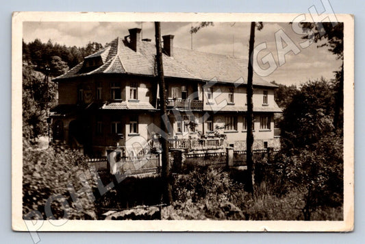 Pohlednice Perštejn okres Kadaň vila PP ČSR 1959 (M2310)