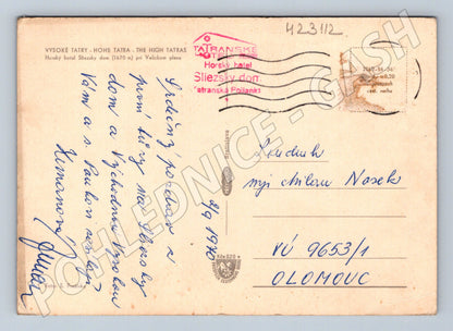 Pohlednice Slovensko Vysoké Tatry Sliezsky dom 1980 (M23112)