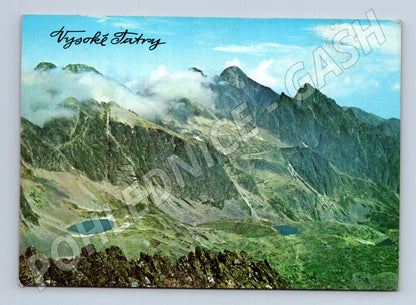 Pohlednice Slovensko Vysoké Tatry hory a plesa (M23115)