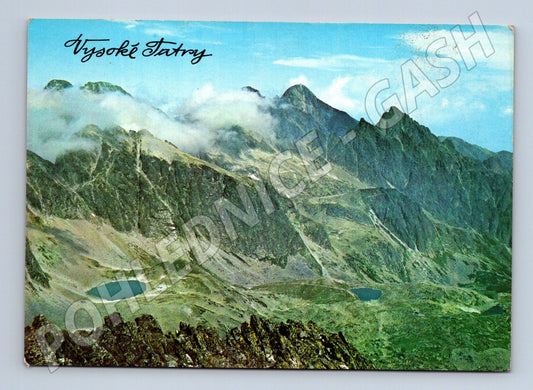 Pohlednice Slovensko Vysoké Tatry hory a plesa (M23115)