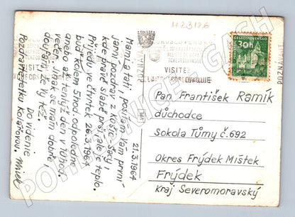 Pohlednice Slovensko Košice panorama 1964 (M23126)