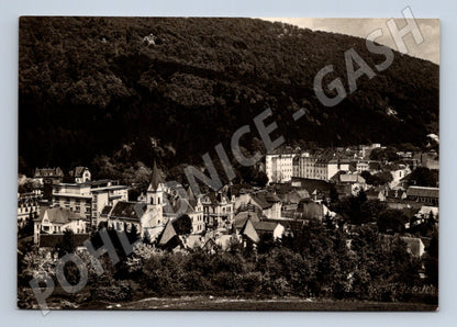 Slovensko Trenčianske Teplice město s kostelem 1968 (M23129)