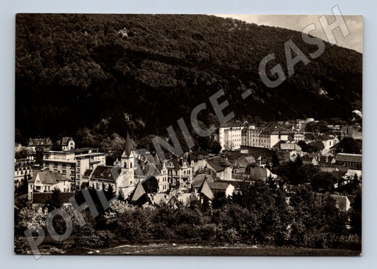 Slovensko Trenčianske Teplice město s kostelem 1968 (M23129)