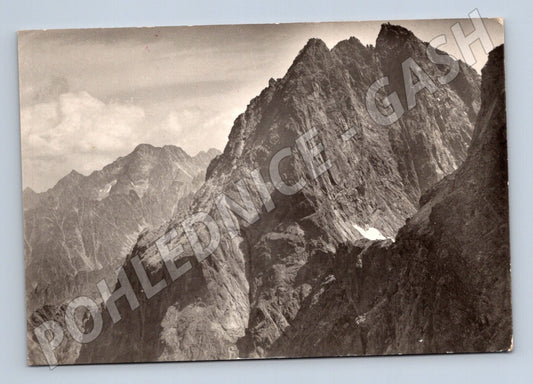 Pohlednice Slovensko Tatry Ganek Ladový štít 1990 (M23131)
