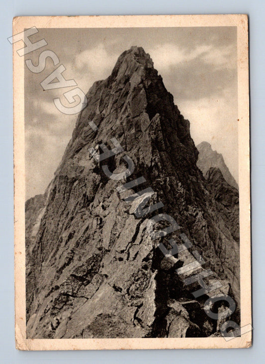 Pohlednice Slovensko Vysoké Tatry Hřeben Ostřeho 1945 (M23133)
