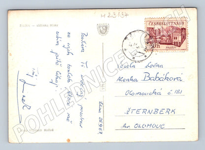 Pohlednice Slovensko Žilina sídlisko Hliny 1957 (M23134)