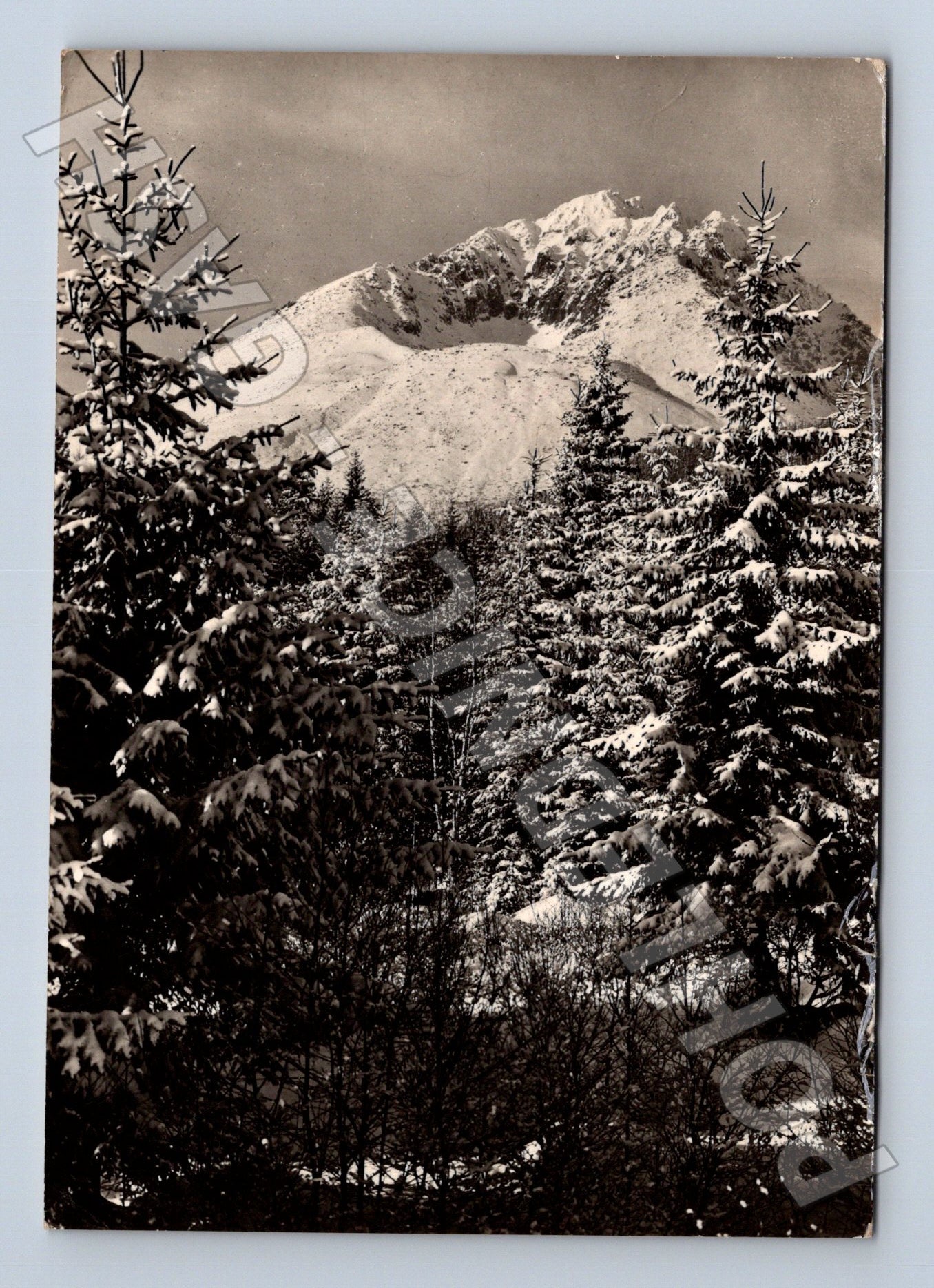 Pohlednice Slovensko Vysoké Tatry Stalinov štít 1960 (M23135)