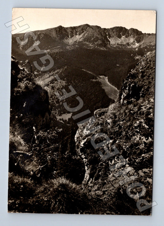 Pohlednice Slovensko Nízké Tatry Ohniště Ďumbier 1963 (M23137)