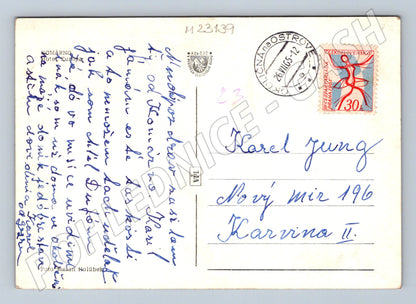 Pohlednice Slovensko Komárno Hotel Europa 1965 (M23139)