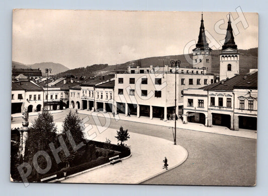 Pohlednice Slovensko Žilina námestie Slobody 1947 (M23144)