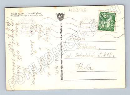 Pohlednice Slovensko Vrbické pleso Nízké Tatry 1962 (M23146)