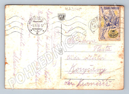 Pohlednice Slovensko Košice multi-view 1954 (M23148)