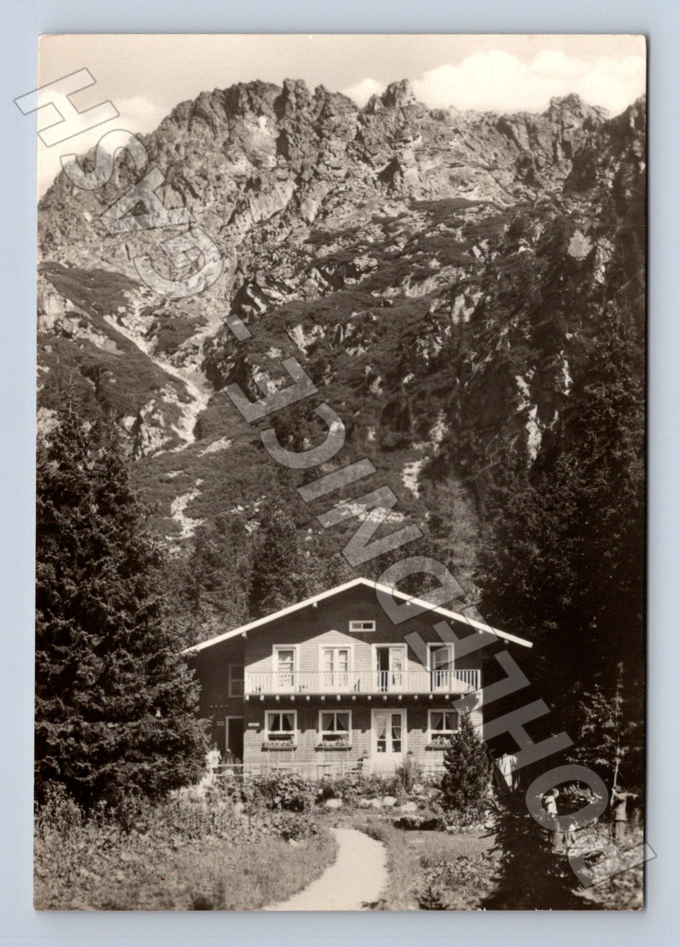 Pohlednice Slovensko Vysoké Tatry Zamkovského chata 1948 (M23150)