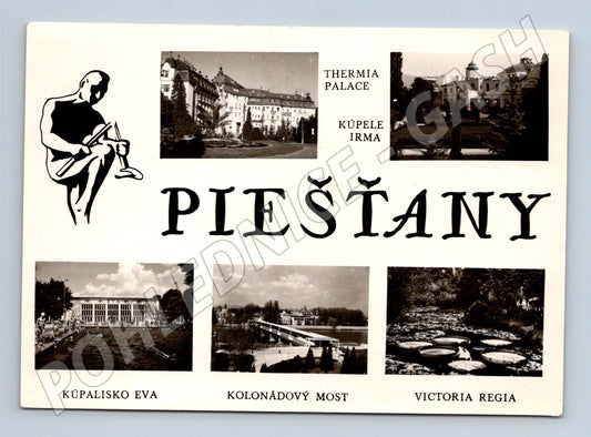 Pohlednice Slovensko Piešťany multi-view 1969 (M23156)