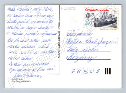 Pohlednice Vánoční motiv Radostné vánoce (M23162)