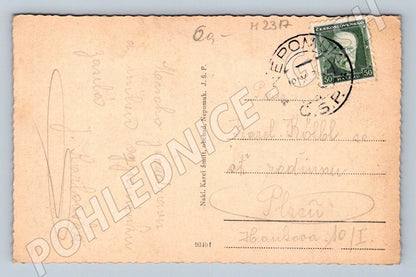 Pohlednice Nepomuk Zelená Hora 1941 (M2317)