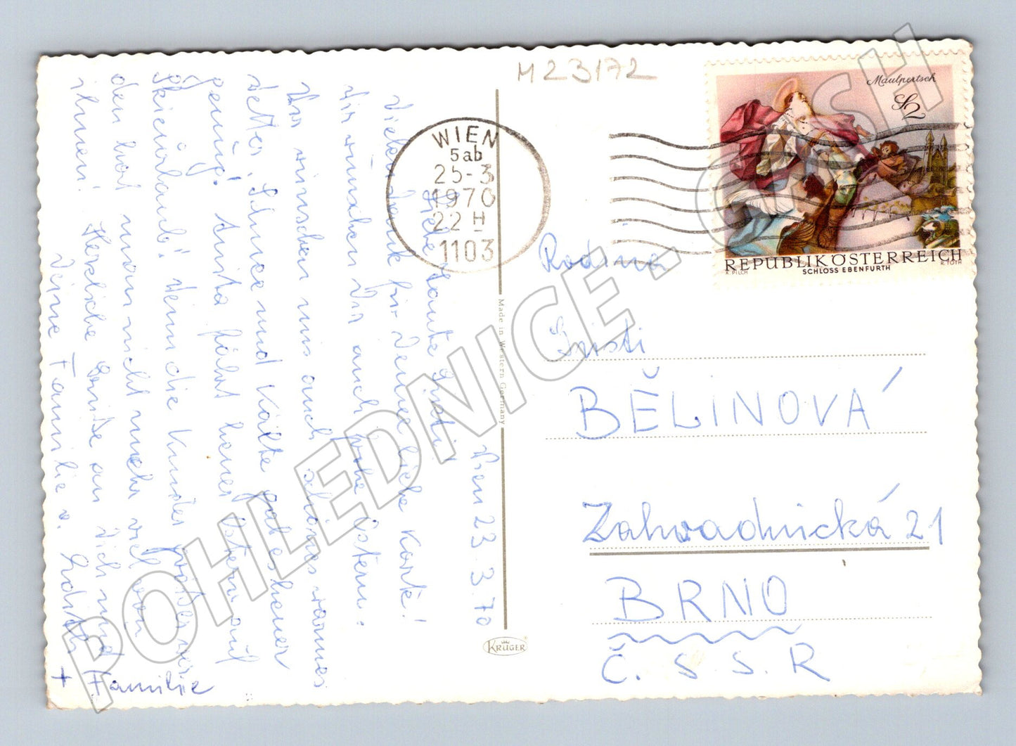 Pohlednice Rakousko Velikonoce 1970 (M23172)