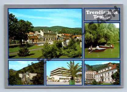 Pohlednice Trenčianske Teplice – víceobrázková pohlednice (M232)