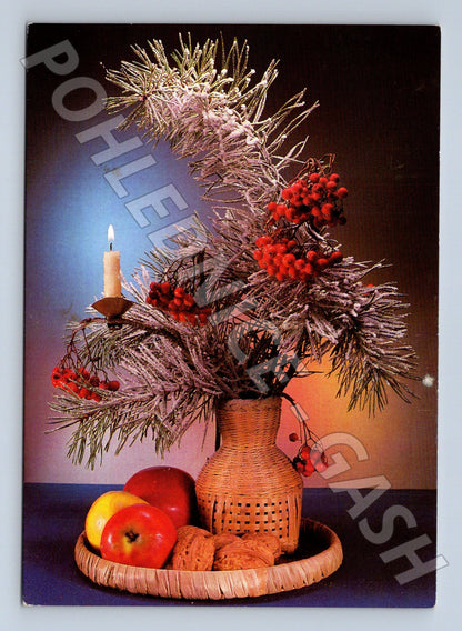 Pohlednice Československo Vánoční motiv 1988 (M23217)