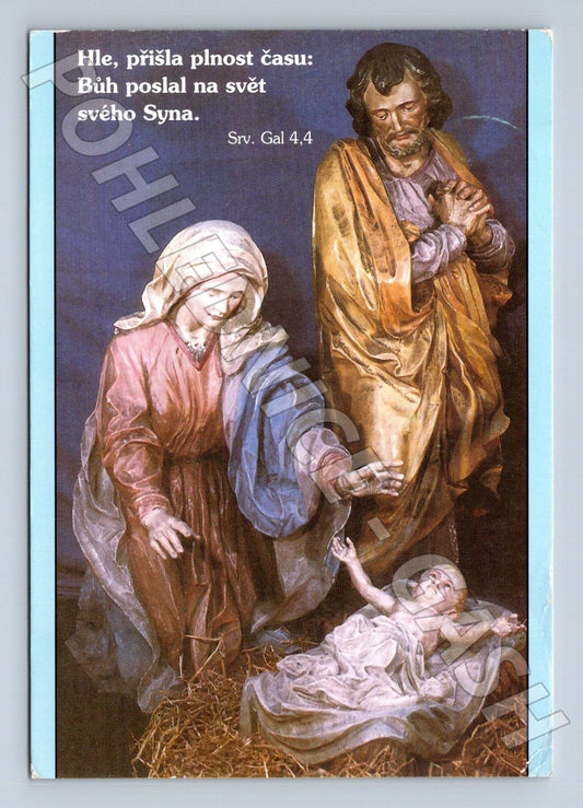 Pohlednice Vánoční náboženský motiv 2014 (M23245)