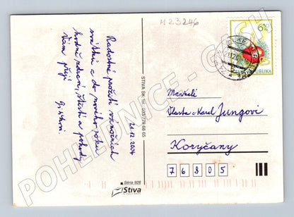 Pohlednice Vánoční přání a Nový rok 2004 (M23246)