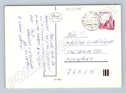 Pohlednice Vánoční novoroční andílci 1991 (M23285)