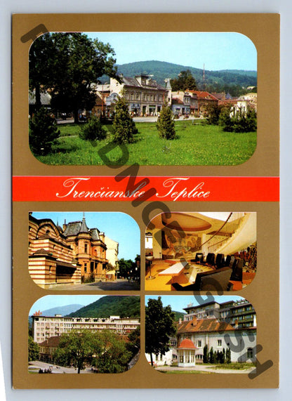 Pohlednice Trenčianske Teplice – lázně, Slovensko (M233)
